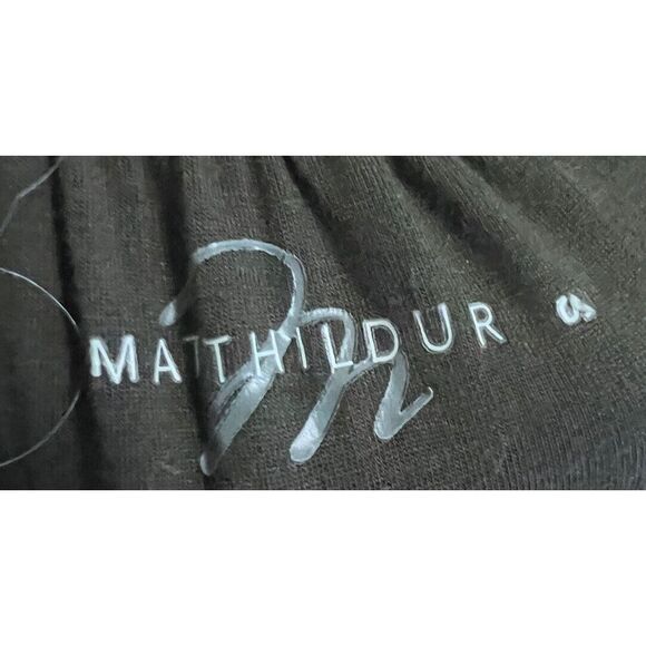 Matthildur Iceland Boho Dark Brown Pima Cotton Twisty Pull On Anna Skirt Small - Picture 5 of 7